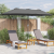 Parasol de Grădină Antracit 380 x 196 x 235 cm GartenMobel Dekor
