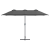Parasol de Grădină Antracit 380 x 196 x 235 cm GartenMobel Dekor