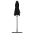 Parasol de Grădină Negru 380 x 196 x 235 cm GartenMobel Dekor