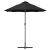 Parasol de Grădină Negru 380 x 196 x 235 cm GartenMobel Dekor