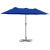 Parasol de Grădină albastru 380 x 196 x 235 cm GartenMobel Dekor