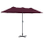 Parasol de Grădină Roșu bordo 380 x 196 x 235 cm GartenMobel Dekor