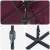 Parasol de Grădină Roșu bordo 380 x 196 x 235 cm GartenMobel Dekor