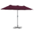 Parasol de Grădină Roșu bordo 380 x 196 x 235 cm GartenMobel Dekor