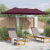 Parasol de Grădină Roșu bordo 380 x 196 x 235 cm GartenMobel Dekor