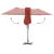 Parasol de Grădină Terracota 380 x 196 x 235 cm GartenMobel Dekor