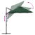 Parasol cu braț cantilever pentru grădină cu blocare Verde GartenMobel Dekor