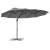 Parasol cu braț cantilever pentru grădină cu blocare Antracit GartenMobel Dekor