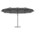 Parasol cu braț cantilever pentru grădină cu blocare Antracit GartenMobel Dekor