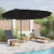 Parasol cu braț cantilever pentru grădină cu blocare Negru mare GartenMobel Dekor