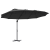 Parasol cu braț cantilever pentru grădină cu blocare Negru mare GartenMobel Dekor