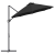 Parasol cu braț cantilever pentru grădină cu blocare Negru mare GartenMobel Dekor