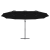 Parasol cu braț cantilever pentru grădină cu blocare Negru mare GartenMobel Dekor