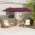 Parasol cu braț cantilever pentru grădină Roșu bordo mare GartenMobel Dekor