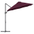 Parasol cu braț cantilever pentru grădină Roșu bordo mare GartenMobel Dekor