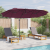 Parasol cu braț cantilever pentru grădină Roșu bordo mare GartenMobel Dekor