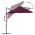 Parasol cu braț cantilever pentru grădină Roșu bordo mare GartenMobel Dekor