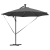 Parasol banana cu brațe cu blocare Antracit 294 x 294 x 248 cm GartenMobel Dekor