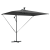Parasol banana cu brațe cu blocare Antracit 294 x 200 x 254 cm GartenMobel Dekor