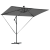 Parasol banana cu brațe cu blocare Antracit 294 x 200 x 254 cm GartenMobel Dekor