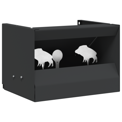 Cutie pentru capcane de bile Negru 29 x 22 x 20 cm Oțel GartenMobel Dekor