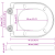 Capacul de toaletă Manual Alb 48 x 36.5 x 4.5 cm Polipropilenă GartenMobel Dekor