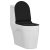 Capacul de toaletă Manual Negru 48.5 x 36 x 5 cm Polipropilenă GartenMobel Dekor