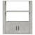 Servantă, gri beton, 80x30x90 cm, lemn prelucrat GartenMobel Dekor