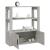 Servantă, gri beton, 80x30x90 cm, lemn prelucrat GartenMobel Dekor
