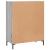 Dulap, gri sonoma, 69,5x34x90 cm, lemn compozit GartenMobel Dekor