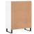 Dulap, alb, 69,5x34x90 cm, lemn compozit GartenMobel Dekor