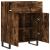 Dulap, stejar fumuriu, 69,5x34x90 cm, lemn compozit GartenMobel Dekor