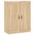 Dulap TV pe perete stejar sonoma, 69,5x34x90 cm, lemn prelucrat GartenMobel Dekor