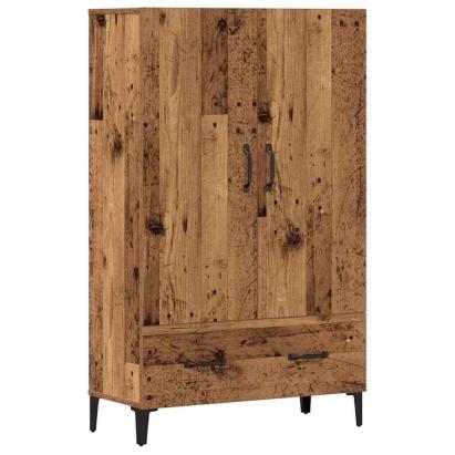 Dulap înalt, lemn vechi, 70x31x115 cm, lemn compozit GartenMobel Dekor