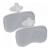 Suport tip tetiera pentru piscina, reglabil, set 2 buc, 23x13x5 cm, Bestway GartenVIP DiyLine