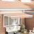 Cortina Retractabilă Manual Albastru Marin 250x200 cm GartenMobel Dekor