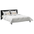 Duvet de iarnă cu pernă 3 pcs Alb 200 x 220 cm Microfibră GartenMobel Dekor