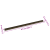 Profile pentru marginea treptelor 30 pcs Maro 67 cm Aluminiu GartenMobel Dekor