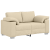 Canapea Crem 160 x 77 x 82 cm Tesatura GartenMobel Dekor