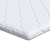 Păturile pentru saltea Alb 90 x 190 cm Polyester fără adeziv GartenMobel Dekor