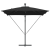 Parasol banana cu brațe cu blocare Negru 249 x 249 x 250 cm GartenMobel Dekor