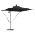 Parasol banana cu brațe cu blocare Negru 249 x 249 x 250 cm GartenMobel Dekor