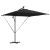 Parasol banana cu brațe cu blocare Negru 249 x 249 x 250 cm GartenMobel Dekor