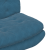 Scaun Relaxant Rotativ albastru 63 x 75 x 76 cm Catifea GartenMobel Dekor