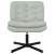 Scaun Relaxant Rotativ Gri deschis 63 x 75 x 76 cm Catifea GartenMobel Dekor