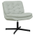 Scaun Relaxant Rotativ Gri deschis 63 x 75 x 76 cm Catifea GartenMobel Dekor