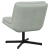 Scaun Relaxant Rotativ Gri deschis 63 x 75 x 76 cm Catifea GartenMobel Dekor