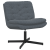 Scaun Relaxant Rotativ Gri închis 63 x 75 x 76 cm Catifea GartenMobel Dekor