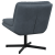 Scaun Relaxant Rotativ Gri închis 63 x 75 x 76 cm Catifea GartenMobel Dekor