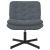 Scaun Relaxant Rotativ Gri închis 63 x 75 x 76 cm Catifea GartenMobel Dekor